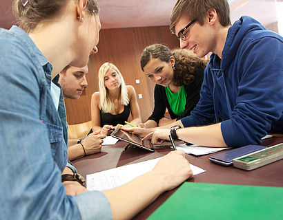 Studierende lernen gemeinsam